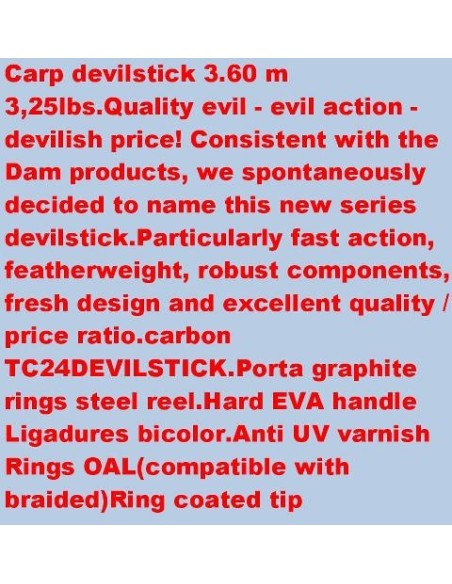 D.A.M. DEVIL STICK CARP