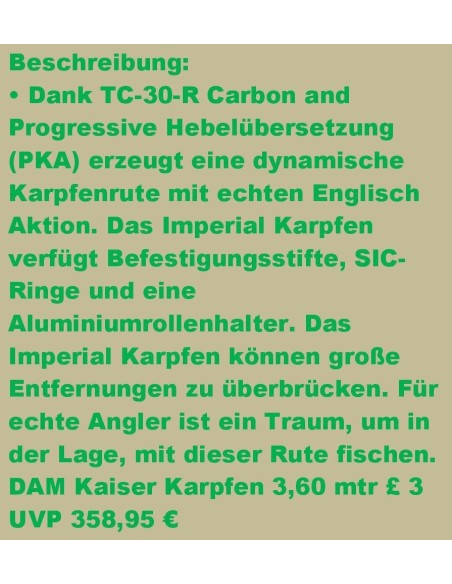 D.A.M. IMPERIAL CARP