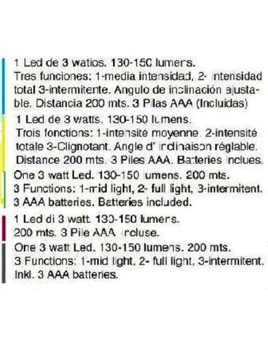 LINTERNA FRONTAL 1007