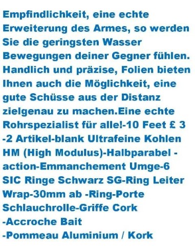 PROWESS UTOPIA 10' 3LB.