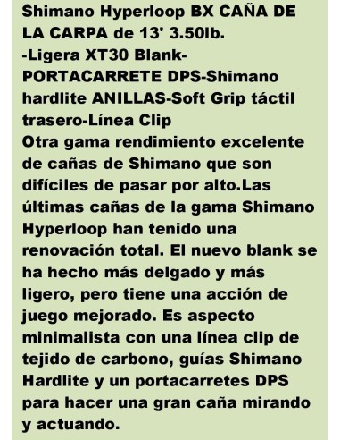 SHIMANO HIPERLOOP BX
