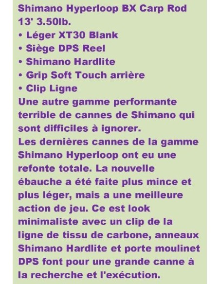 SHIMANO HIPERLOOP BX