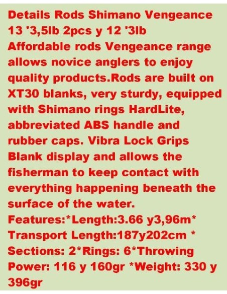 SHIMANO VENGEANCE 