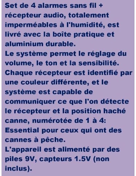 SERIE DETECTEUR DE TOUCHE