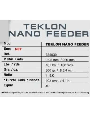 TEKLON NANO FEEDER