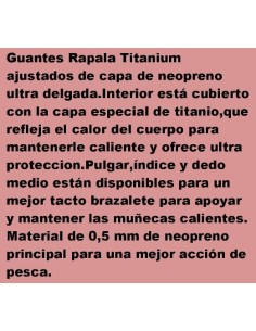 GUANTE RAPALA TITANIUM 2