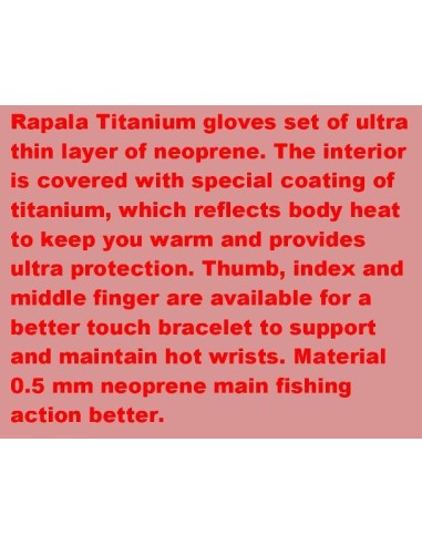 GUANTE RAPALA TITANIUM
