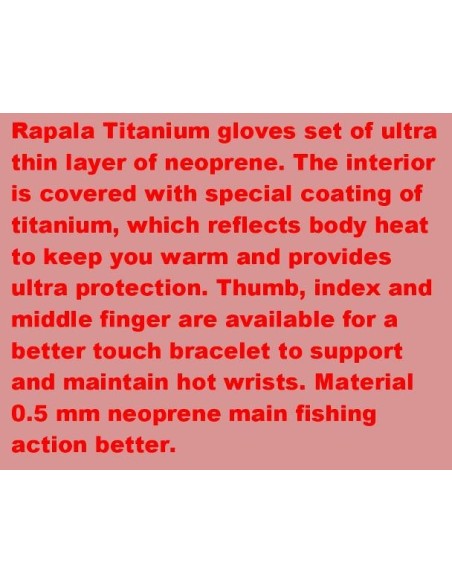 GUANTE RAPALA TITANIUM