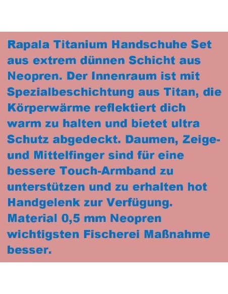 GUANT RAPALA TITANIUM