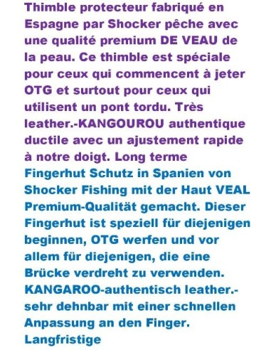 Fingerhut Schutz surfcasting