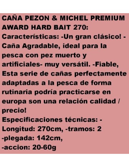 PREMIUM AWARD HARD BAIT