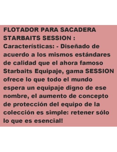 SESSION PONTOON NET FLOAT