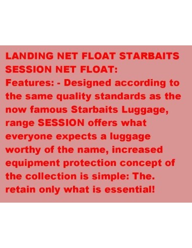 SESSION PONTOON NET FLOAT