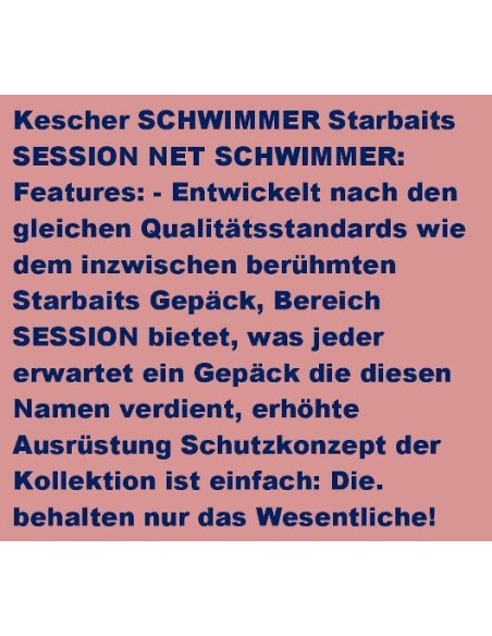 SESSION PONTOON NET FLOAT