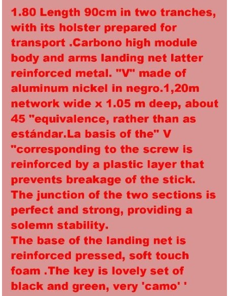 EXPERT STALKING LANDING NET