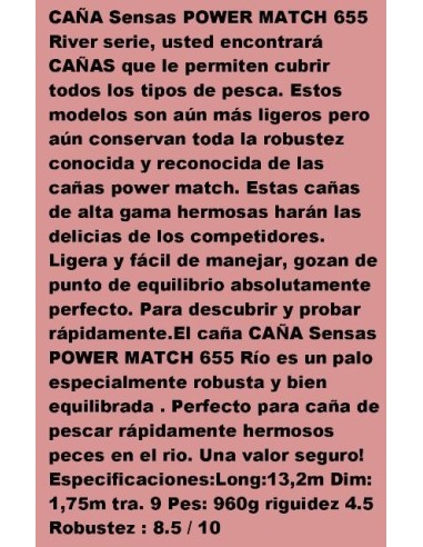 POWER MATCH 665 RIVER