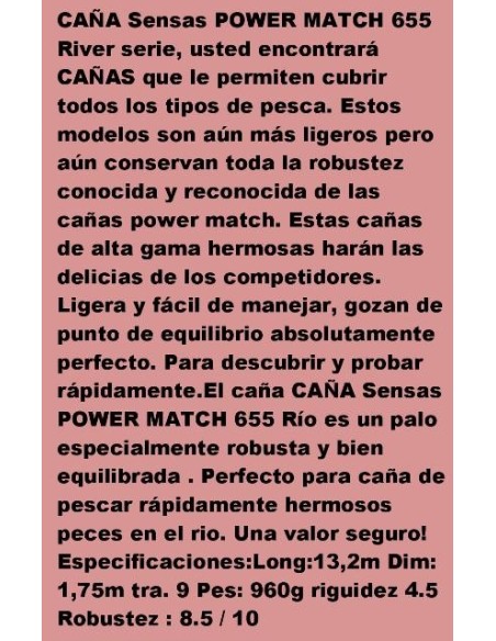 POWER MATCH 665 RIVER