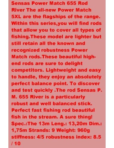 POWER MATCH 665 RIVER