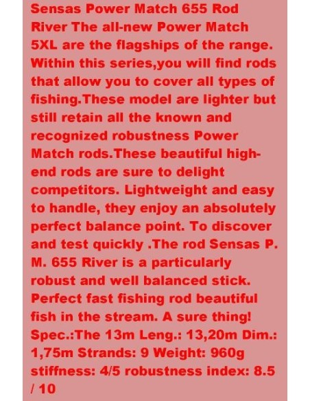 POWER MATCH 665 RIVER