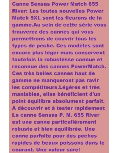 POWER MATCH 665 RIVER