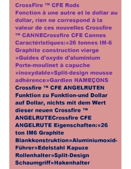 CROSSFIRE BAITCASTING 661MHF