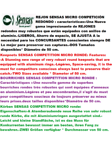 MICRO REJON COMPETICIO RODO 50CM.