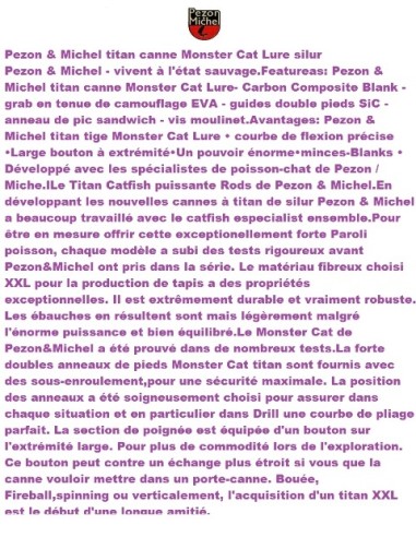 TITAN MONSTER CAT LURE