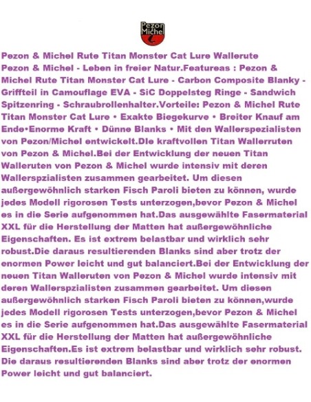 TITAN MONSTER CAT LURE