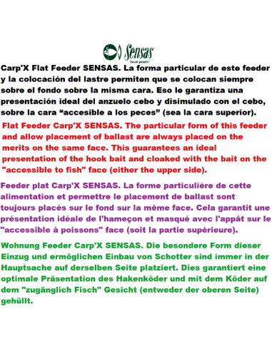 CARP'X FLAT FEEDER