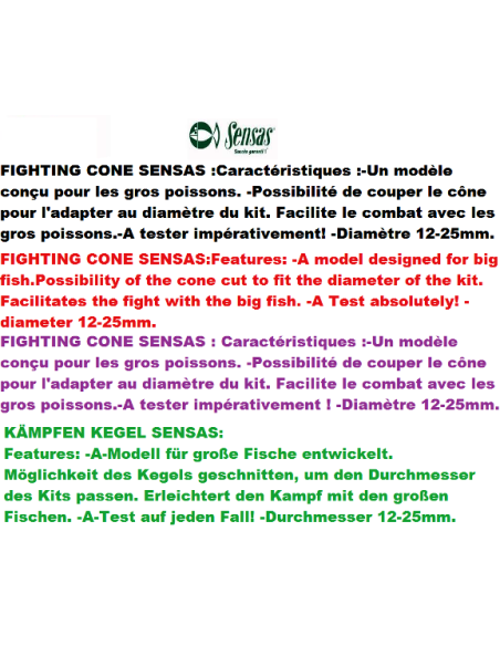 FIGHTING CONE D. 12-25MM.