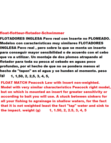 MATCH FLOAT UNLEADED