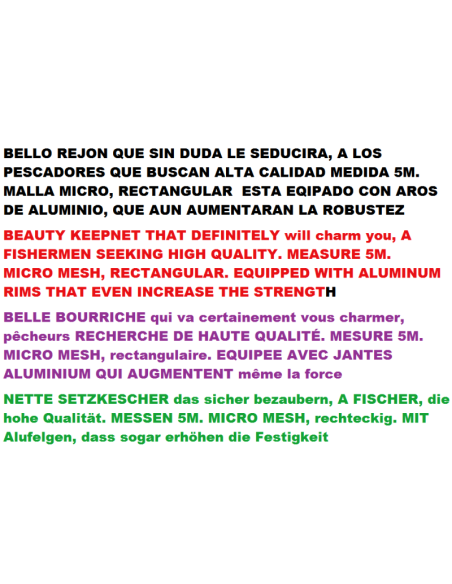 BOURRICHE COMP.MICRO RECT.4M