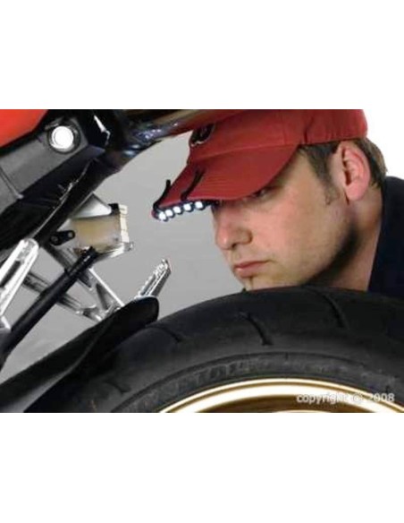 GORRA + LINTERNA 5 LEDS