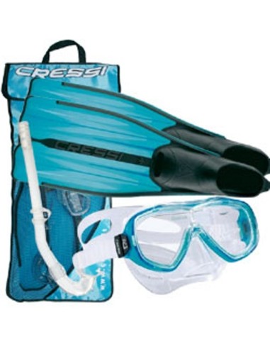 Kit CRESSI Immersió lleugera Cap Rondinella + Wave + màscara de busseig Gringo