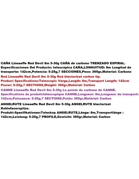 CAÑA TELESCOPICA RED DEVIL 