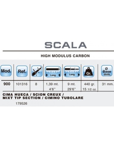 TELESCOPIC ROD SCALA