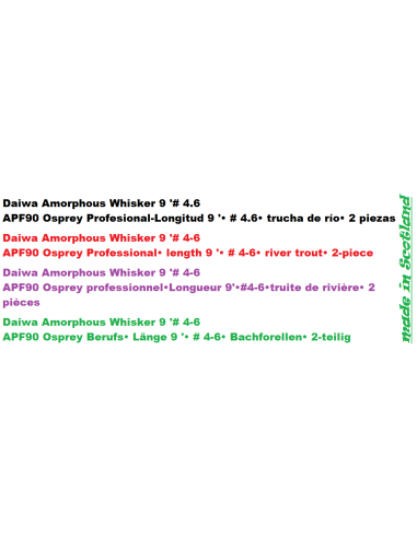 OSPREY PREFESSIONAL AMORPHOUS WHISKER