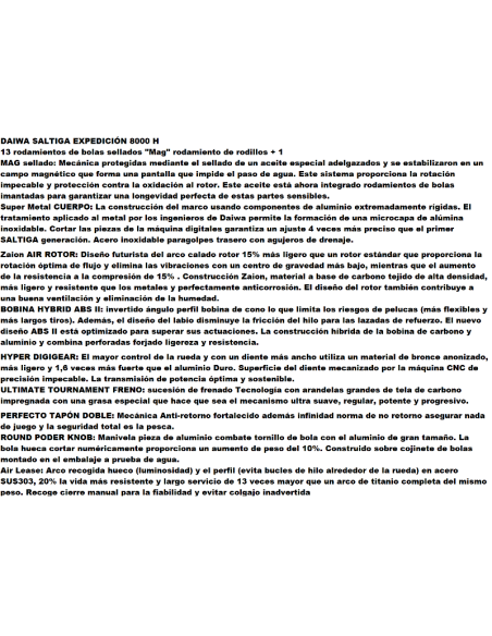 SALTIGA EXPEDITION 8000 H