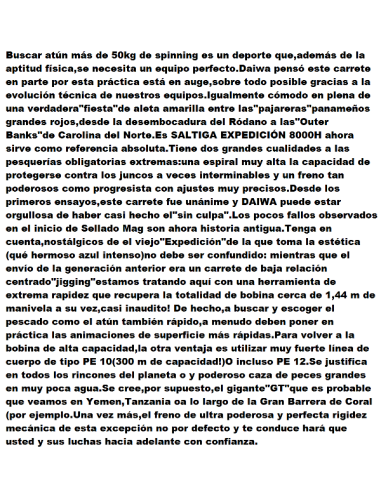 SALTIGA EXPEDITION 8000 H