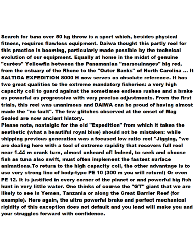 SALTIGA EXPEDITION 8000 H