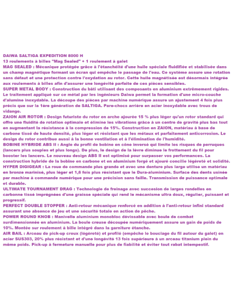 SALTIGA EXPEDITION 8000 H