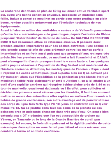 SALTIGA EXPEDITION 8000 H