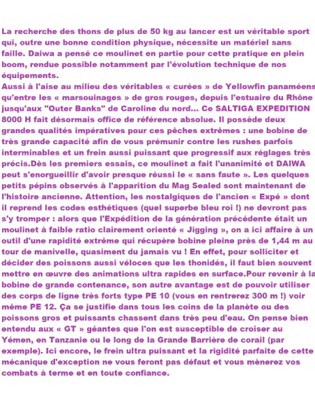 SALTIGA EXPEDITION 8000 H