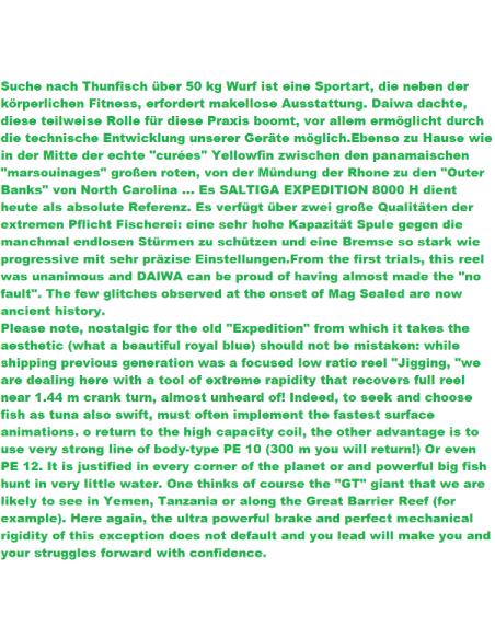 SALTIGA EXPEDITION 8000 H