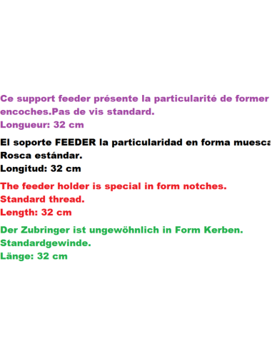 SUPPORT FEEDER TECH A ENCOHE 32CM