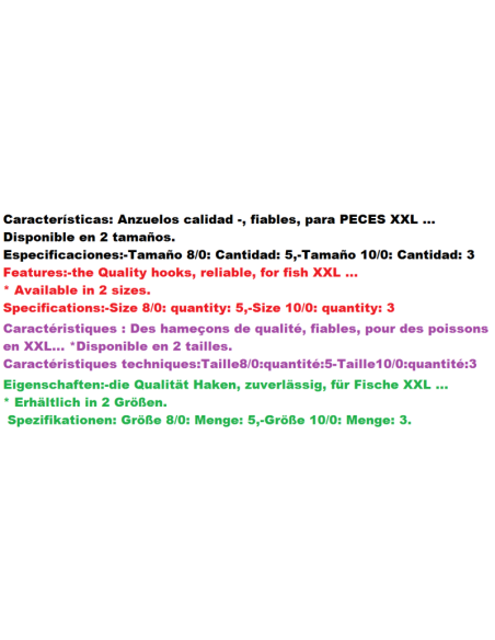 ANZUELOS TRIPLE SILURO SPECIALIST