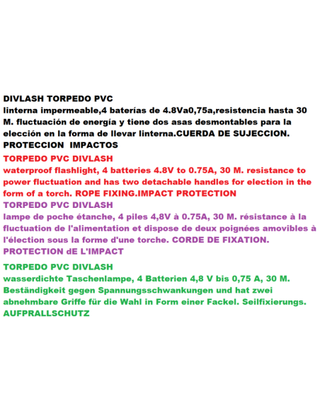 DIVING TORCH DIVLASH TORPEDO