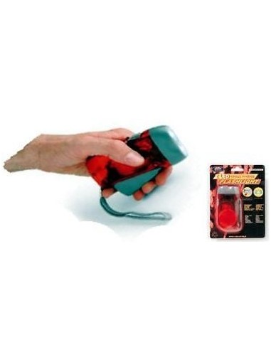 2-LED bateria Dynamo sense piles Pressionant llanterna