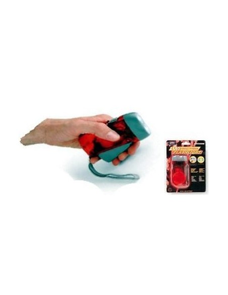 2-LED dinamo senza batteria,  torcia premendo