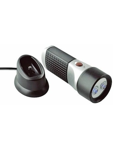 2 LED rechargeable flashlight